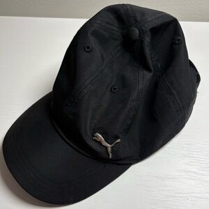 Puma Black Adjustable Hat OS